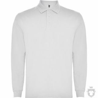 Polos Roly Carpe m manga larga 220 policoton color White :: Ref: 01 Polos Roly Carpe m manga larga 220 policoton color White :: Ref: 01