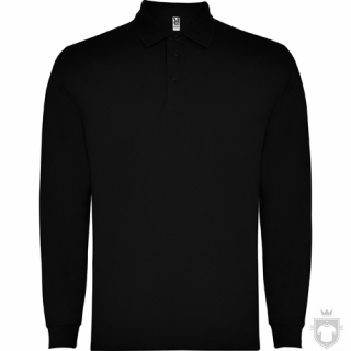 Polos Roly Carpe m manga larga 220 policoton color Black :: Ref: 02 Polos Roly Carpe m manga larga 220 policoton color Black :: Ref: 02