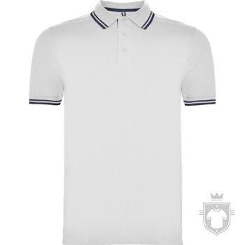Polos Roly Montreal color White and Navy :: Ref: 0155 Polos Roly Montreal color White and Navy :: Ref: 0155