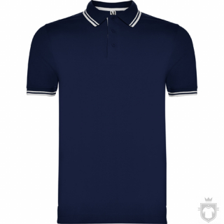 Polos Roly Montreal color Navy blue and White :: Ref: 5501 Polos Roly Montreal color Navy blue and White :: Ref: 5501