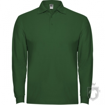 Polos Roly Estrella manga larga 220 algodon color Bottle green :: Ref: 56 Polos Roly Estrella manga larga 220 algodon color Bottle green :: Ref: 56