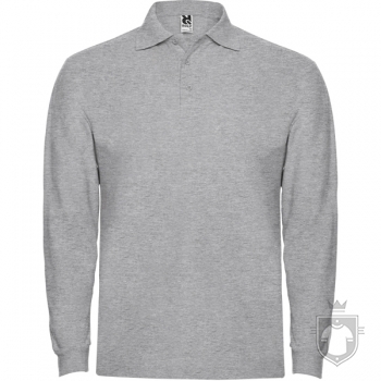 Polos Roly Estrella manga larga 220 algodon color Grey :: Ref: 58 Polos Roly Estrella manga larga 220 algodon color Grey :: Ref: 58