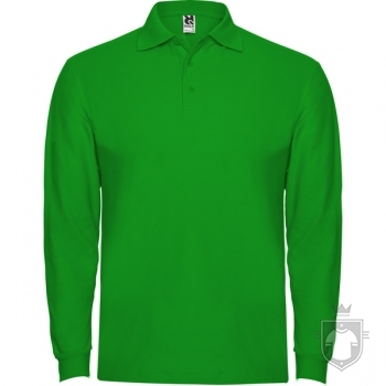 Polos Roly Estrella manga larga 220 algodon color Grass green :: Ref: 83 Polos Roly Estrella manga larga 220 algodon color Grass green :: Ref: 83