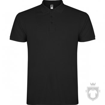 Polos Roly Star Tallas grandes color Black :: Ref: 02 Polos Roly Star Tallas grandes color Black :: Ref: 02