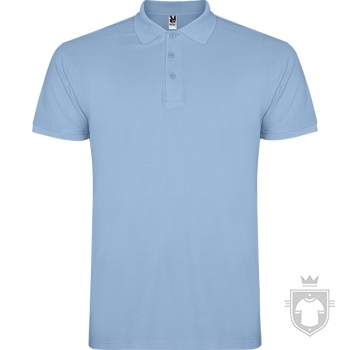 Polos Roly Star Tallas grandes color Sky blue :: Ref: 10 Polos Roly Star Tallas grandes color Sky blue :: Ref: 10