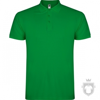 Polos Roly Star Tallas grandes color Tropical Green :: Ref: 216 Polos Roly Star Tallas grandes color Tropical Green :: Ref: 216