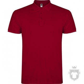 Polos Roly Star Tallas grandes color Granate :: Ref: 57 Polos Roly Star Tallas grandes color Granate :: Ref: 57