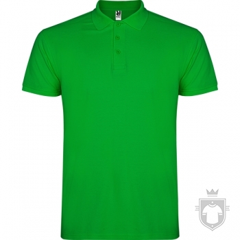 Polos Roly Star Tallas grandes color Grass green :: Ref: 83 Polos Roly Star Tallas grandes color Grass green :: Ref: 83