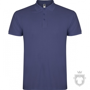 Polos Roly Star Tallas grandes color Denim blue :: Ref: 86 Polos Roly Star Tallas grandes color Denim blue :: Ref: 86