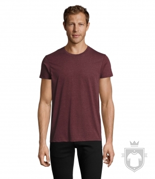 Camisetas Sols Regent Ajustada color Heather oxblood :: Ref: 148 Camisetas Sols Regent Ajustada color Heather oxblood :: Ref: 148