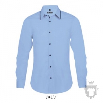 Camisas Sols Baxter color Bright sky - Navy :: Ref: 996 Camisas Sols Baxter color Bright sky - Navy :: Ref: 996