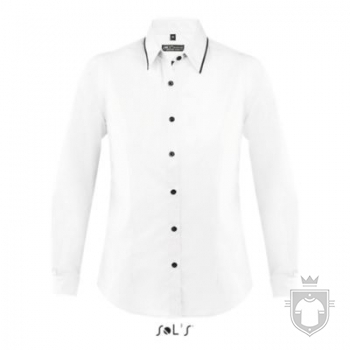 Camisas Sols Baxter W color White - Black :: Ref: 906 Camisas Sols Baxter W color White - Black :: Ref: 906