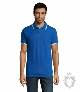 Polos Sols Pasadena Tallas grandes color Royal blue - White :: Ref: 913 Polos Sols Pasadena Tallas grandes color Royal blue - White :: Ref: 913