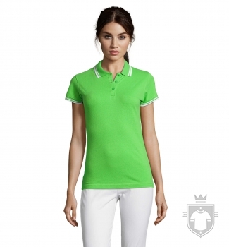 Polos Sols Pasadena W color Lime / White :: Ref: 794 Polos Sols Pasadena W color Lime / White :: Ref: 794