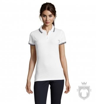 Polos Sols Pasadena W color White - Navy :: Ref: 904 Polos Sols Pasadena W color White - Navy :: Ref: 904
