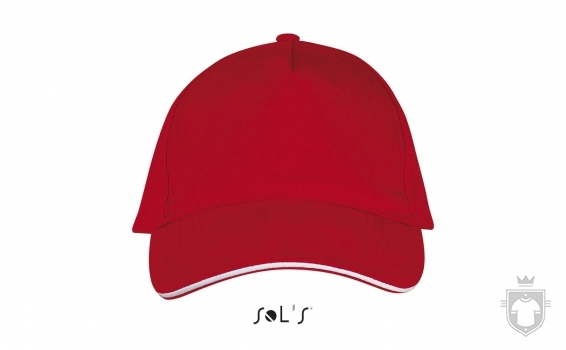 Gorras Sols Long Beach color Red - White :: Ref: 908 Gorras Sols Long Beach color Red - White :: Ref: 908