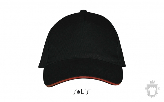 Gorras Sols Long Beach color Black / Red :: Ref: 917 Gorras Sols Long Beach color Black / Red :: Ref: 917