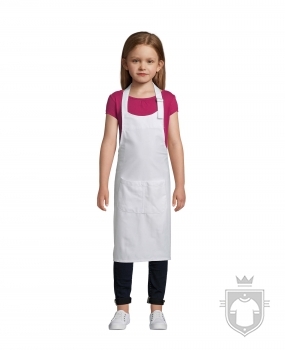 Delantales Sols Gala Kids color White :: Ref: 102 Delantales Sols Gala Kids color White :: Ref: 102