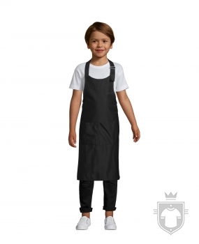 Delantales Sols Gala Kids color Black :: Ref: 312 Delantales Sols Gala Kids color Black :: Ref: 312