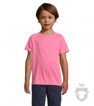 Camisetas Sols Sporty K color Fluor Pink :: Ref: 129 Camisetas Sols Sporty K color Fluor Pink :: Ref: 129