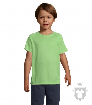 Camisetas Sols Sporty K color Apple Green :: Ref: 280 Camisetas Sols Sporty K color Apple Green :: Ref: 280