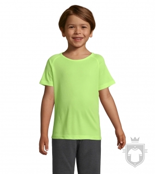 Camisetas Sols Sporty K color Yellow Neon :: Ref: 306 Camisetas Sols Sporty K color Yellow Neon :: Ref: 306