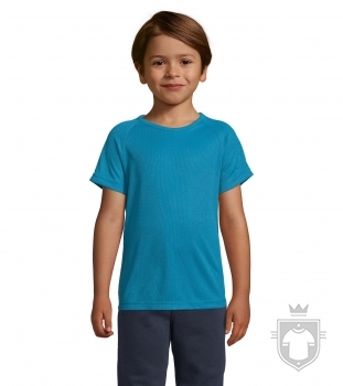 Camisetas Sols Sporty K color Aqua :: Ref: 321 Camisetas Sols Sporty K color Aqua :: Ref: 321