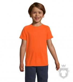 Camisetas Sols Sporty K color Neon orange :: Ref: 404 Camisetas Sols Sporty K color Neon orange :: Ref: 404