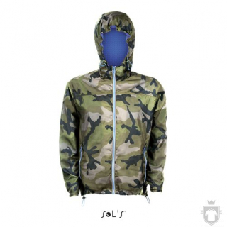 Chubasqueros Sols Skate color Camo royal blue :: Ref: 894 Chubasqueros Sols Skate color Camo royal blue :: Ref: 894