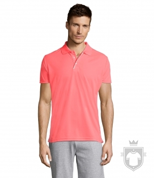 Polos Sols Performer color Neon Coral :: Ref: 153 Polos Sols Performer color Neon Coral :: Ref: 153