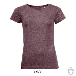 Camisetas Sols Mixed W color Heather burgundy :: Ref: 144 Camisetas Sols Mixed W color Heather burgundy :: Ref: 144