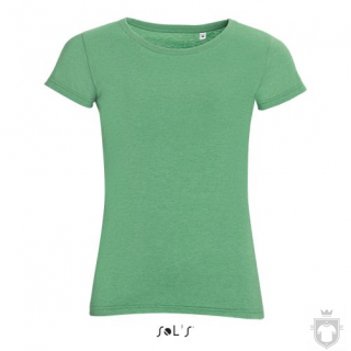 Camisetas Sols Mixed W color Heather green :: Ref: 262 Camisetas Sols Mixed W color Heather green :: Ref: 262