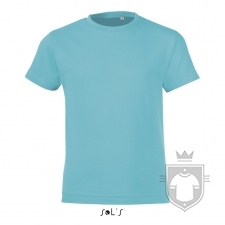 Camisetas Sols Regent FIT Kids color Atoll Blue :: Ref: 225 Camisetas Sols Regent FIT Kids color Atoll Blue :: Ref: 225