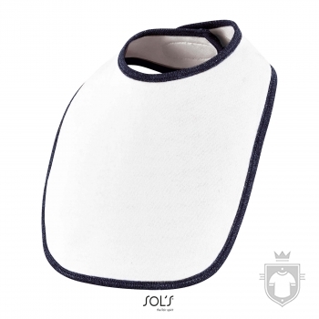 Baberos Sols Babib color White / French navy :: Ref: 881 Baberos Sols Babib color White / French navy :: Ref: 881