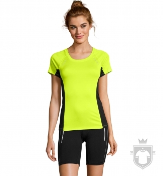 Camisetas Sols Sydney W color Yellow Neon :: Ref: 306 Camisetas Sols Sydney W color Yellow Neon :: Ref: 306