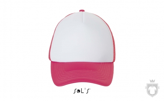 Gorras Sols Bubble color White / Neon coral :: Ref: 515 Gorras Sols Bubble color White / Neon coral :: Ref: 515