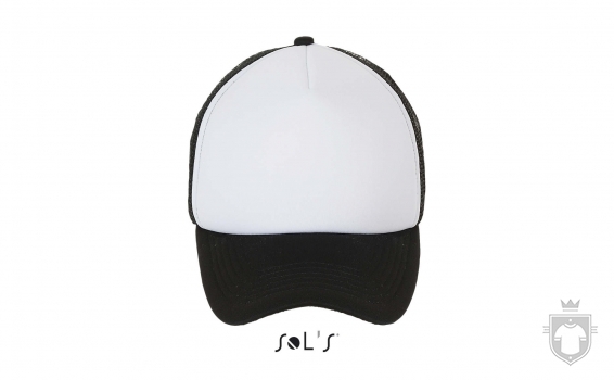 Gorras Sols Bubble color White - Black :: Ref: 906 Gorras Sols Bubble color White - Black :: Ref: 906