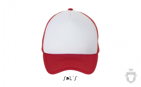 Gorras Sols Bubble color White - Red :: Ref: 987 Gorras Sols Bubble color White - Red :: Ref: 987