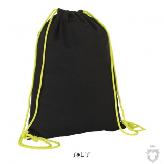 Bolsas Sols District color Black - Neon lime :: Ref: 886 Bolsas Sols District color Black - Neon lime :: Ref: 886