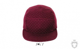 Gorras Sols Taylor color Oxblood / White :: Ref: 502 Gorras Sols Taylor color Oxblood / White :: Ref: 502