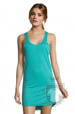 Vestidos Sols Cocktail color Carribean blue :: Ref: 237 Vestidos Sols Cocktail color Carribean blue :: Ref: 237
