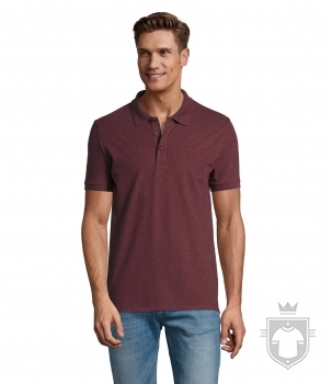 Polos Sols Phoenix color Heather oxblood :: Ref: 148 Polos Sols Phoenix color Heather oxblood :: Ref: 148