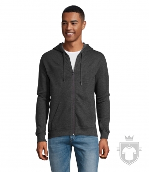 Sudaderas Sols Stone color Charcoal melange :: Ref: 348 Sudaderas Sols Stone color Charcoal melange :: Ref: 348