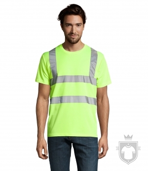 Camisetas Sols Mercure pro tallas grandes color Yellow Neon :: Ref: 306 Camisetas Sols Mercure pro tallas grandes color Yellow Neon :: Ref: 306