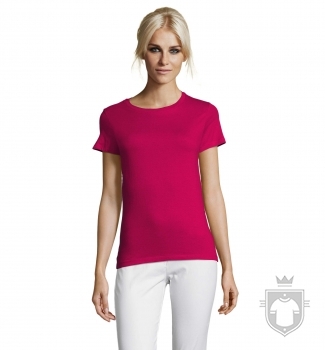 Camisetas Sols Regent W color Fuchsia :: Ref: 140 Camisetas Sols Regent W color Fuchsia :: Ref: 140