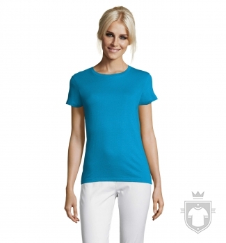 Camisetas Sols Regent W color Aqua :: Ref: 321 Camisetas Sols Regent W color Aqua :: Ref: 321