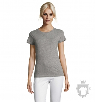 Camisetas Sols Regent W color Grey Melange :: Ref: 350 Camisetas Sols Regent W color Grey Melange :: Ref: 350