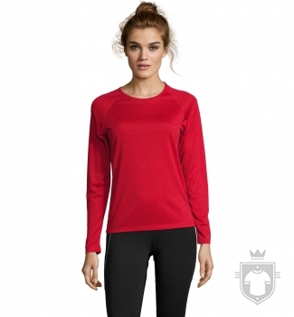 Camisetas Sols Sporty Manga Larga W color Red :: Ref: 145 Camisetas Sols Sporty Manga Larga W color Red :: Ref: 145