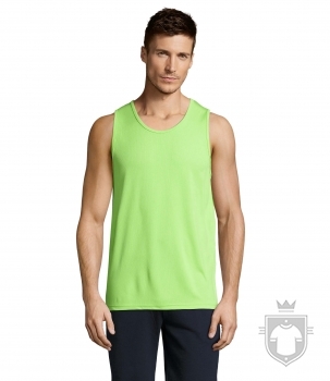 Camisetas Sols Sporty Tirantes color Apple Green :: Ref: 280 Camisetas Sols Sporty Tirantes color Apple Green :: Ref: 280