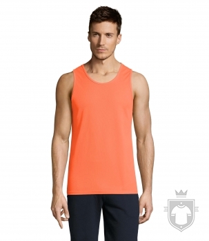 Camisetas Sols Sporty Tirantes color Neon orange :: Ref: 404 Camisetas Sols Sporty Tirantes color Neon orange :: Ref: 404